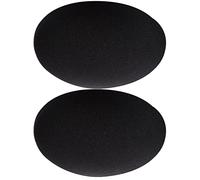 EXCEART Nursing Bras Silicone Pasties 2 Pcs Mens Chest Muscle Pads Adhesive Invisible Push-up Pads Stronger Fake Chest Muscle Black Mens Sticking Stuffers Stickers
