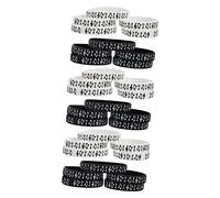EXCEART Pack of 30 Music Notes Silicone Hand Music Note Bracelet Festival Band Rubber Bracelets Silicone Concert Bracelet Festival Bracelet Decorative Bracelet Silica Gel White Hand Strap Child Print