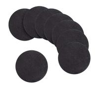 EXCEART Painting Cardboard Set - 8 Pcs Black Round Dotting Boards for Mandala Art Ideal for Painting and Drawing Projects - 17Cm Diameter