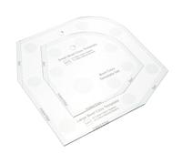 EXCEART Patchwork RulerAcrylic Bowl Cozy Pattern Template for Seamless Sewing Projects Sewing Ruler Quilting Microwave Bowl Cozy Template Bowl Cozy Template for Sewing Bowl Cozy Template 3 Sizes