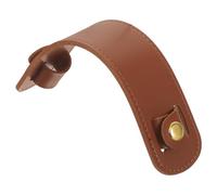 EXCEART Replacement Pu Leather Shoulder Strap Pads for Backpack and Messenger Bag, Comfortable Hand Feel, Reduces Fatigue, the Shoulder Bag Use, Brown Cushion Support