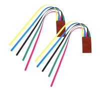 EXCEART Ribbon Page Markers Set of 2 Reusable Ribbon Bookmarks for Bible Reading and Study for Students and Teachers