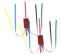 EXCEART Ribbon Page Markers Set of 2 Reusable Ribbon Bookmarks for Bible Reading and Study for Students and Teachers