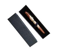 EXCEART Rosewood Signing Pen Set with Black Box, Smooth Writing Office Pen for Memo and Note, Slim Wooden Design, for School and Giving