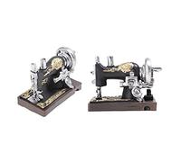EXCEART Rustic Sewing Machine Models Birthday Gifts Vintage Sewing Machine Decoration Desktop Craft Vintage Sewing Machine Models Ice Skate Ornament Showcase Decoration Small Toy Room