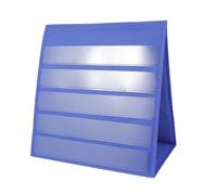EXCEART Sentence Strips for Teachers Easel Stand Toddler Calendar Learning for Home Magnetic Folder Holder Small Display Shelf Table Top Display Desktop Stand Pocket Bracket Office, 33x30.5cm