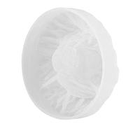 EXCEART Silicone Ashtray Mold White Silicone Material for DIY Epoxy Casting, Handmade Ashtray Making Tool Storage Function Suitable for Home and Restaurant Use