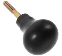 EXCEART Solid Wood Cane Handle Replacement, Ergonomic Handmade Walking Stick Head with Rosewood Finish and Screws, Sturdy Outdoor Cane Accessory for Men and Women