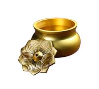 EXCEART Stamford Incense Sticks White Incense Sticks Retro Holder Citronella Holder Retro Pot Copper Holder Pot Burner Lavender