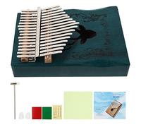 EXCEART Thumb Piano Keys Wooden Kalimba Elegant Finger Instrument for Beginners Polished Smooth Corners Sound Quality Beautifully Carved Surface Great Musical for Boys and Girls