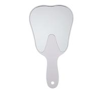 EXCEART Tooth Shaped Handheld Mirror Cute Makeup Mirror Hand Held Dental s with Handle High Definition Makeup Hand for Women Men Girls Kids
