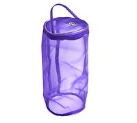 EXCEART Travel Handbag Mesh Knitting Bag Yarn Storage Basket Organizer for Crochet Hooks Needles Wool Holder Organizer Bag Travel Tote Bag