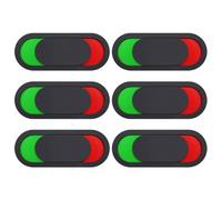 EXCEART Vacant Occupied Sign, 6pcs Privacy Slider Door Sign Red Green Meeting Room Privacy Sign Office Signboard Slider Blank Sliding Door Indicator for Conference Room, 10.00X4.00X0.80CM