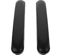 EXCEART Wheelchair Armrest Pads (14 Inch) 2pcs - Universal Wheelchair Arm Rests Replacement - PVC Sponge Support, Black