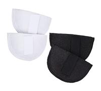 EXCEART Women Shoulder Pads 2 Pairs Soft Sponge Shoulder Enhancers Dress Pads with Touch Fastener for Suit Coat Skirt Washable Reusable 5.91 X 3.54 X 0.59 in
