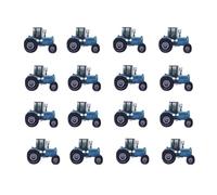 EXCEART Wooden Tractor Buttons 50 Pcs 0.9X1.2 Inch 2-Hole Cartoon Printed Buttons for Sewing Knitting Scrapbooking DIY Craft Accessories