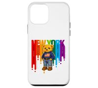 Exceed The Limit New York Teddy Bear- Colorful NYC Boroughs Case for iPhone 12 mini