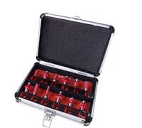 Excel 1/2in Shank TCT Router Cutter Bit 12 Piece Set