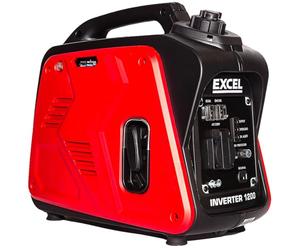 Excel 1000W Petrol Inverter Generator 4 Stroke Portable Generator for Camping, Jobsites - Pure Sine Wave, Ultra Quiet-60cc Engine, 3L Fuel Tank