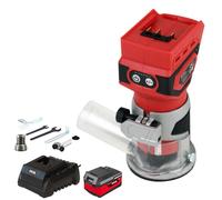 Excel 18V 1/4" Router Trimmer with 1 x 4.0Ah Battery & Fast Charger