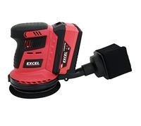 Excel 18V 125mm Rotary Sander with 1 x 5.0Ah Battery - No-Load Speed 6000/8500/11000-125mm Base Diameter