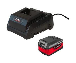 Excel 18V 4.0Ah Li-ion Battery & Fast Battery Charger 2.3A