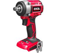 Excel 18V Cordless Brushless 1/2'' Impact Wrench Body Only (Battery & Charger Not Included)