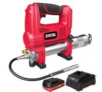Excel 18V Cordless Grease Gun with 1 x 2.0Ah Battery & Charger