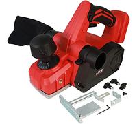 Excel 18V Cordless Planer 82mm EXL580B (Battery and Charger Not Included) - Variable Speed 16000/min - Compact and Ergonomic Design - Two Side Dust Removal System - Ideal for Planing Wood Surfaces