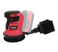Excel 18V Cordless Rotary Sander (Battery & Charger Not Included) No-Load Speed 6000/8500/11000-125mm Base Diameter