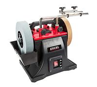 Excel 200mm Electric Wet Stone Grinder Sharpener 240V/180W with Honing Wheel - Efficient Grinding and Polishing Tool, Electric Grinder, Electric Polisher, Grinding Wheel