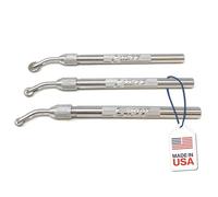 Excel 3 Piece Pounce Wheel Set Carded, Silver