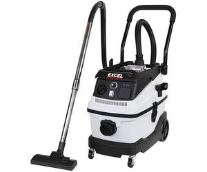 Excel 30L Mobile Dust Extractor Wet & Dry Vacuum Cleaner 240V/1600W
