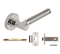 Excel 3665-PRV Callisto Door Handles & Push Button Privacy Latch