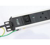 Excel 555-251 power extension 3 m 8 AC outlet(s) Black White