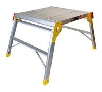 Excel Aluminium Folding Hop Up Work Platform Bench 600mm x 600mm