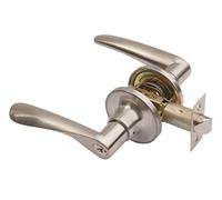 Excel Architectural DP6970 Reversible Entrance Door Handle on Rose Set with Adjustable Latch, Satin Nickel
