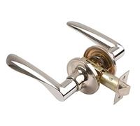Excel Architectural DP6975 Passage Door Handle on Rose Set with Adjustable Latch, Polished Chrome