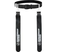 Excel Athletics Flag Football Set, Adjustable Flag Football Belts for Youth, Kids & Adults with 1 Belt & 2 Flags (White), Black, Adult Adjustable
