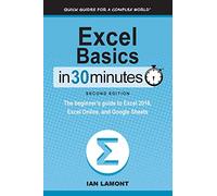 Excel Basics In 30 Minutes (2nd Edition): The quick guide to Microsoft Excel and Google Sheets