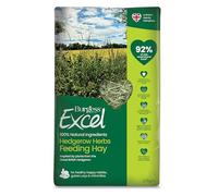 Excel Burgess Hedgerow Herbs Feeding Hay, 2.7kg - Hedgerow Herb feeding Hay for Rabbits & Guinea Pigs - Dust Extracted, Small animal Feeding Hay with Hedgerow Herbs