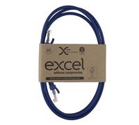 Excel Cat6 Patch Lead U Utp Unshielded Lsoh Blade Booted 1.5M Blue