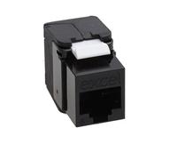 Excel Cat6 Utp Unscreened Low Profile Rj45 Keystone Jack Toolless Black