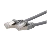 Excel Cat6A Copper Patch Lead F/FTP Shielded LSOH Blade Booted 1.5m Grey