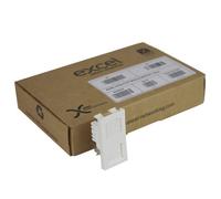 Excel Cat6A Screened/Shielded RJ45 Euro Module White Trade [12 Pack]