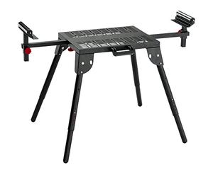 Excel Chop Saw Stand Universal Power Tools Workbench Station (Table Saws, Band Saws, Scroll Saws, Miter Saws and Cutting Machines) with 6 Adjustable Height - Extendable Arms & Supports & Portable