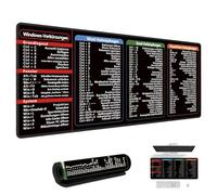 Excel Desk Mat,German,Gaming Mouse Mat XXL,Desk Mat,Mouse Mat 900 x 400,Word PPT Windows Mouse Pad,Large, Waterproof for Office,School,PC,MacBook,Laptop Word PPT Windows PowerPoint (40x90cm)