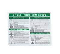 Excel Dictionary 40 Microsoft Office Excel Functions Reference Guide for Windows PC and MAC iOS Mousepad 7" x 9"