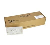 Excel Double Gang 27mm Surface Mount Back Box Trade (15 Pack)