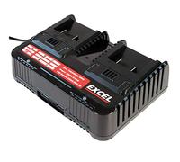Excel EXL130WTP 100-240V Li-ion Dual Port Fast Battery Charger 2.3A